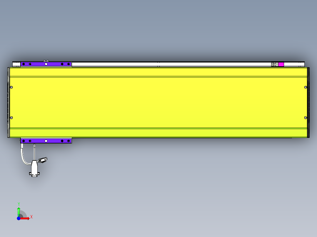 威洛博VL系列直线电机模组-VL22H2-S700前视图