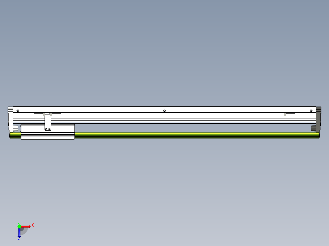 威洛博VL系列直线电机模组-VL22H2-S700俯视图