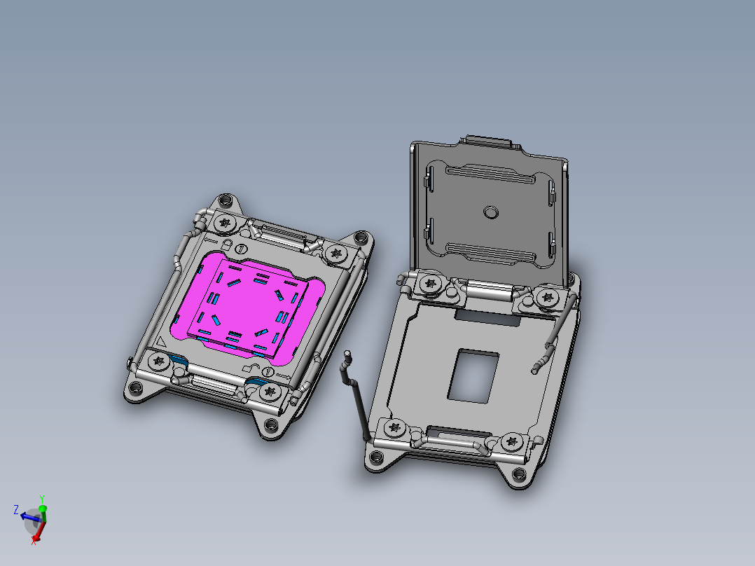 CPU中央处理器4主视图