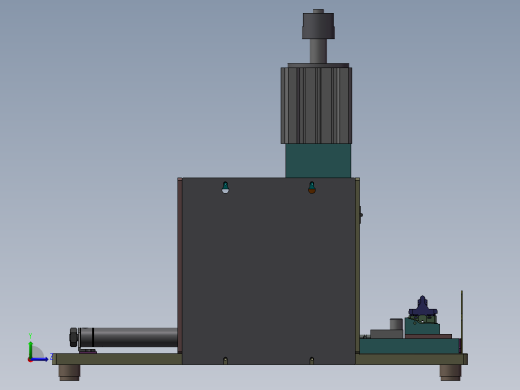 自动冲压成型机方案左视缩略图