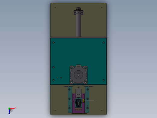 自动冲压成型机方案俯视缩略图