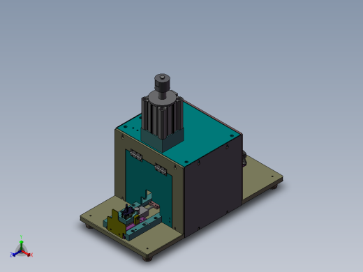 自动冲压成型机方案正等轴测缩略图