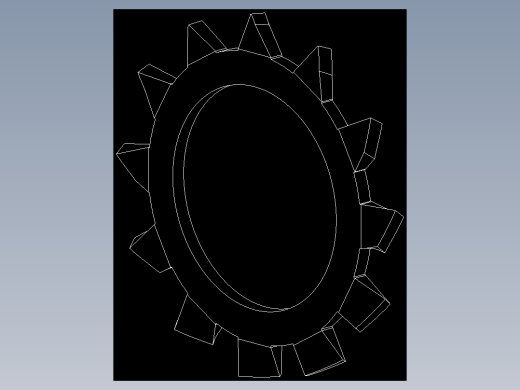 垫圈 外牙锁 公制-EXTERNAL TOOTH LOCK WASHER for M14 SCREW