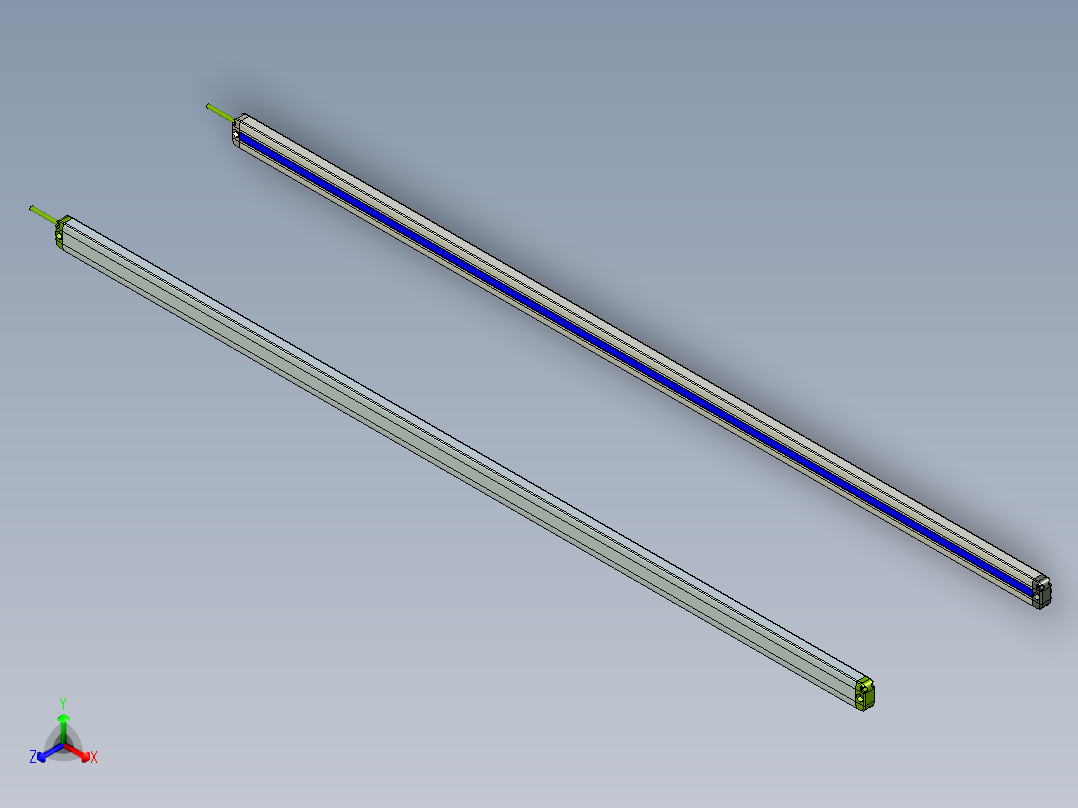安全_区域传感器H2TLP2440_3D正等轴测图