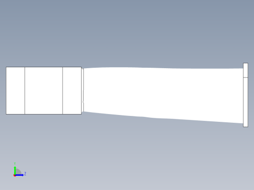 涡轮 叶片 涡扇 (24)左视缩略图