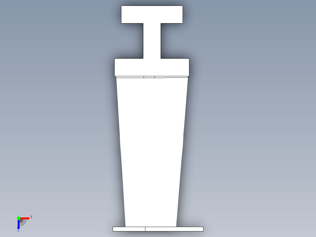 涡轮 叶片 涡扇 (24)俯视图