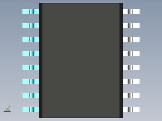 元器件3D封装SOIC16W44后视缩略图