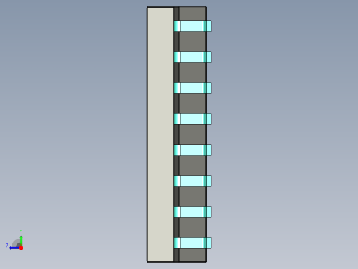 元器件3D封装SOIC16W44右视缩略图