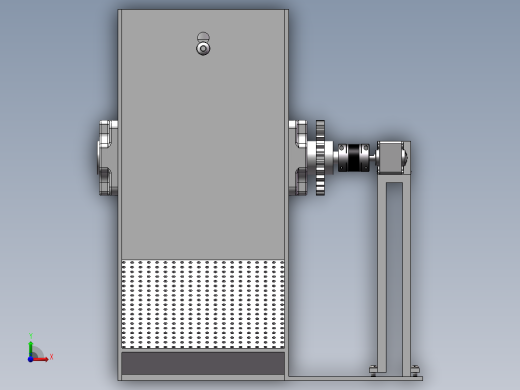 榨汁机装配前视缩略图