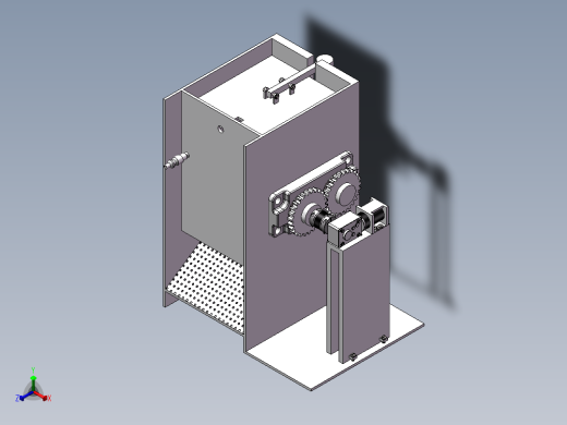 榨汁机装配正等轴测缩略图