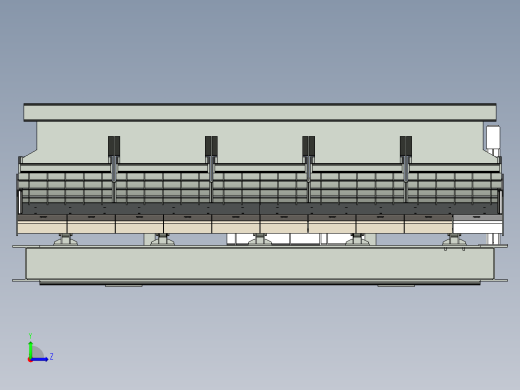 大型窑炉投料机左视缩略图