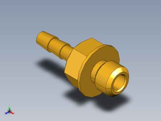 工业通用螺蚊管倒齿式工业硬管接头Male Connector 27-1