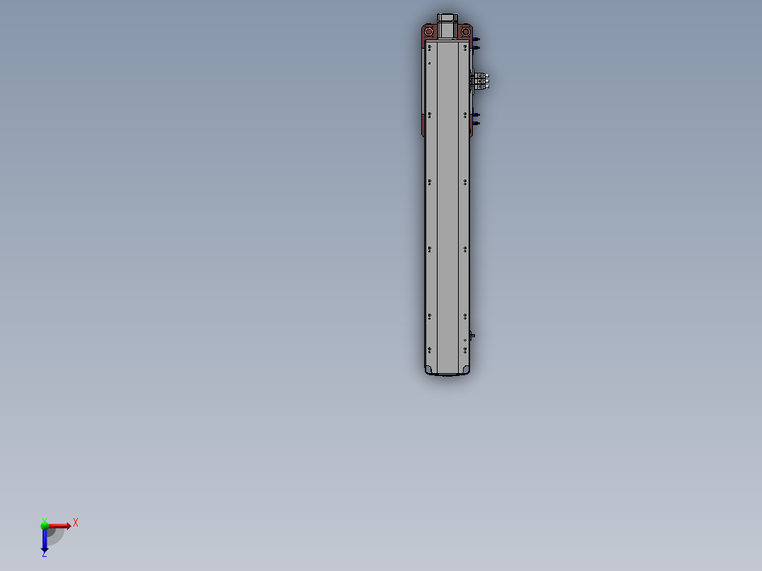 上料夹爪模组俯视图