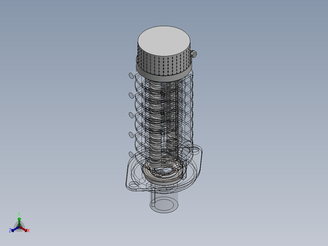 三螺杆泵(5.10)正等轴测图