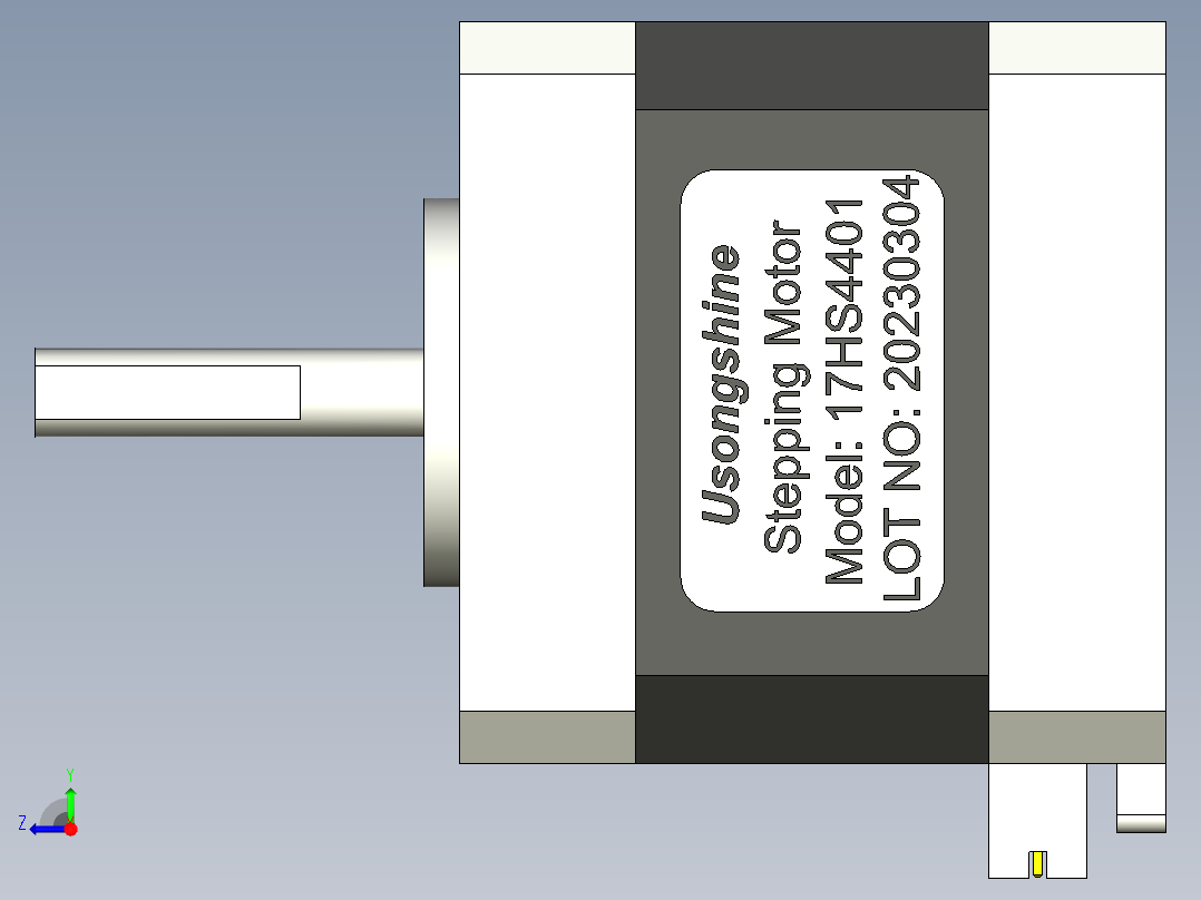Nema17步进电机2右视图