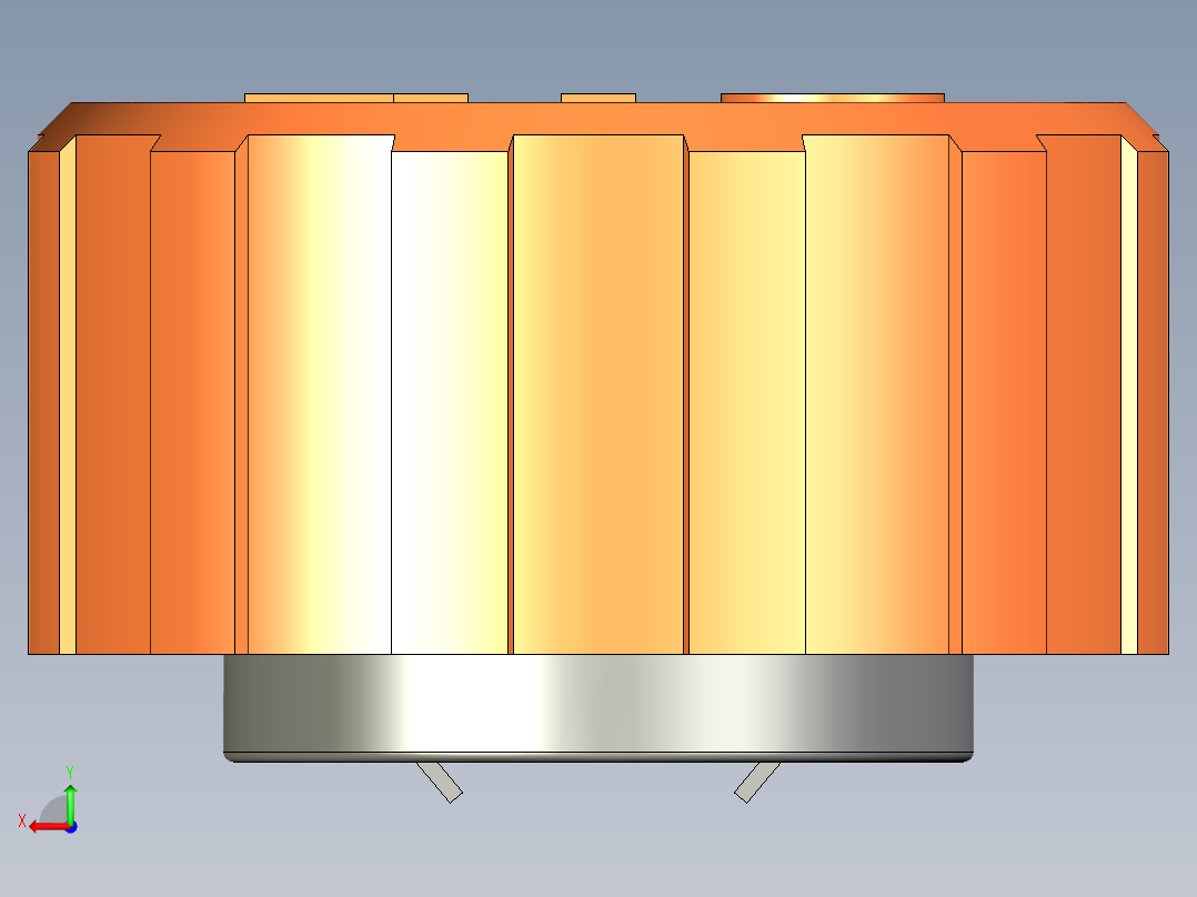 油箱蓋SFN.PF+F-3D多系列多零件图纸模型后视图