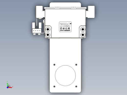 TPA-KNR-60E-1205C-L600A1-MP-P10-N3线性模块铝制底座前视缩略图