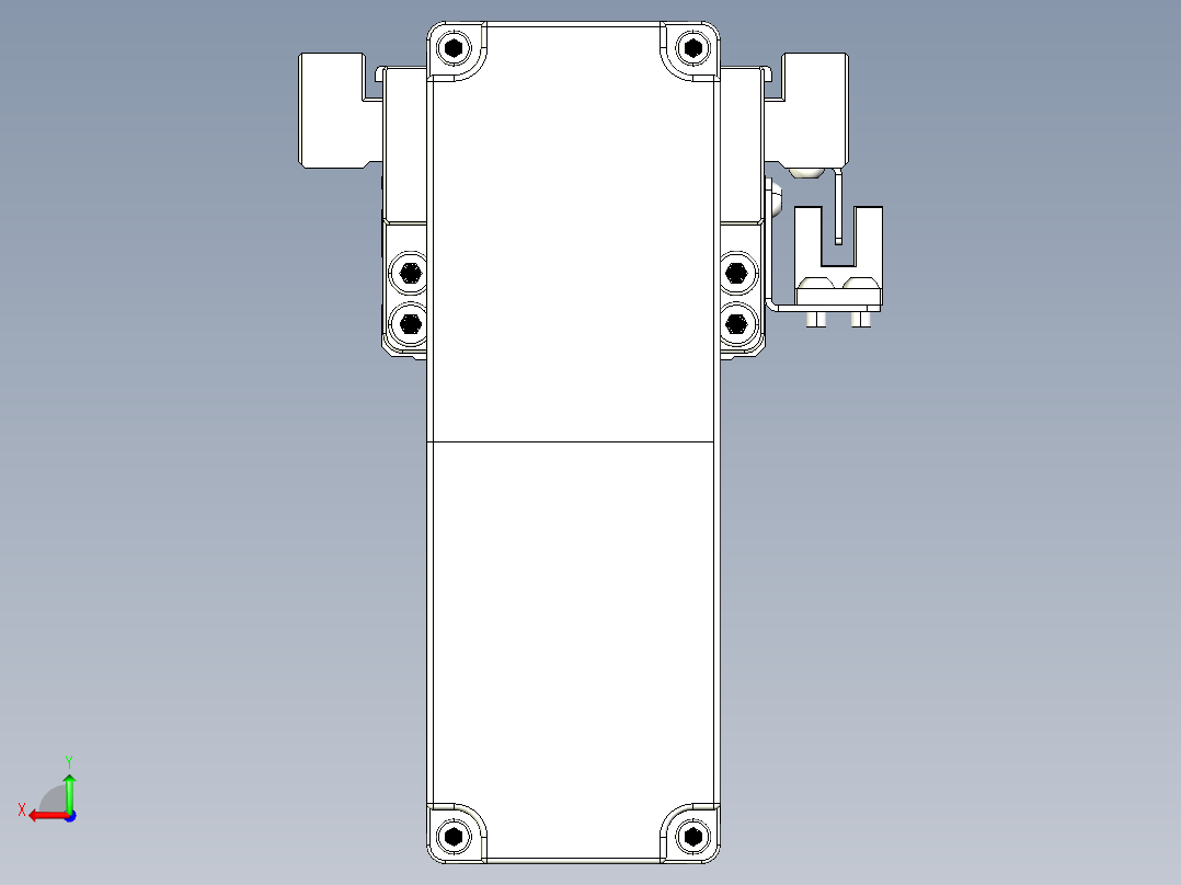 TPA-KNR-60E-1205C-L600A1-MP-P10-N3线性模块铝制底座后视图