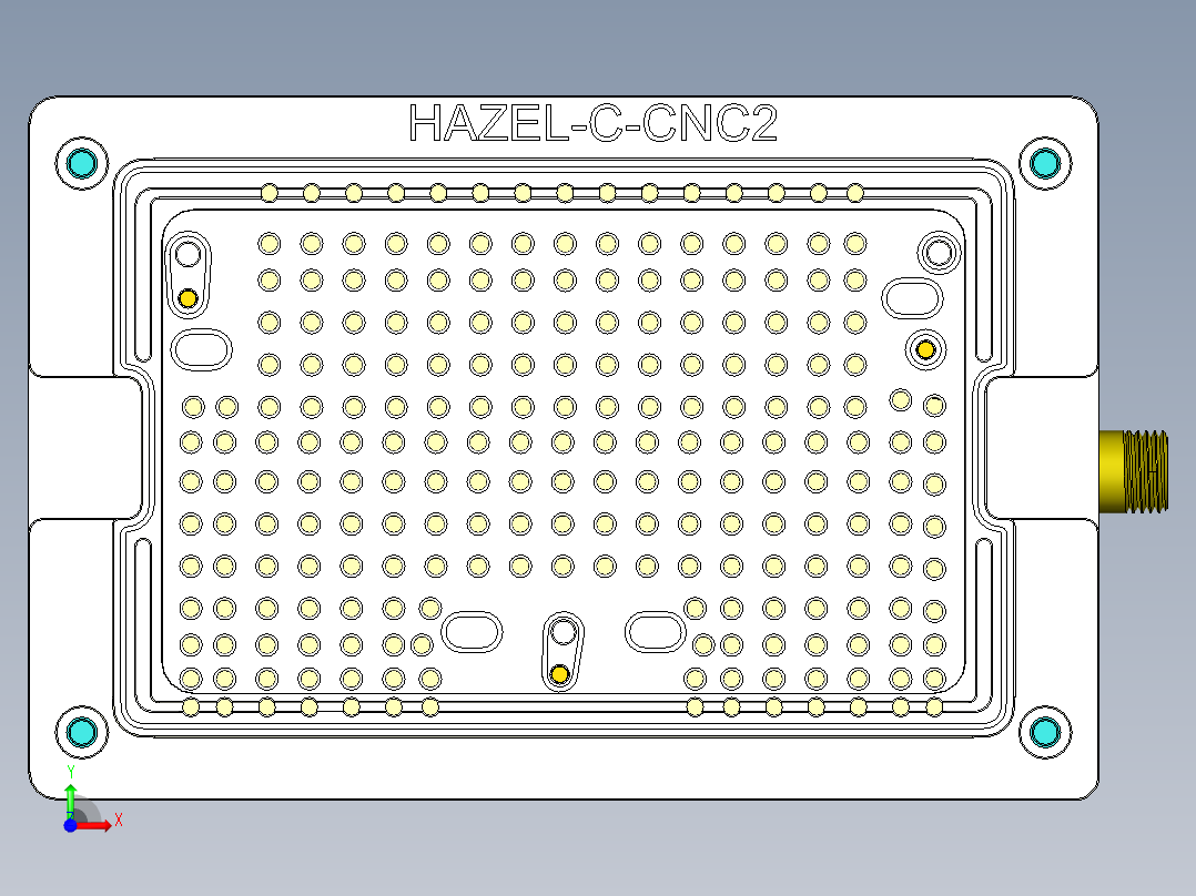 HAZEL-C-笔记本CNC工装夹具三维模型CNC2-0512前视图