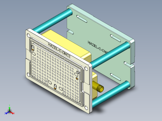 HAZEL-C-笔记本CNC工装夹具三维模型CNC2-0512正等轴测缩略图