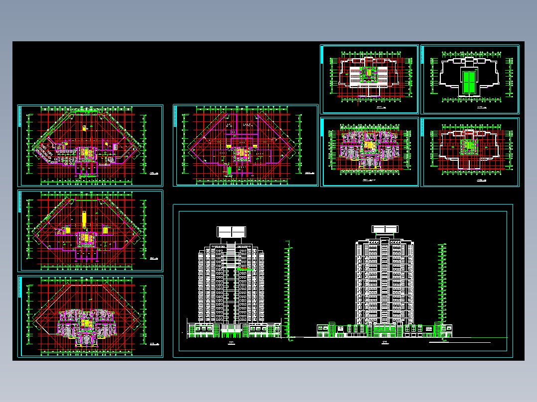 高层住宅楼施工图
