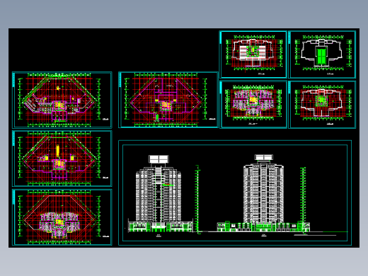 高层住宅楼施工图