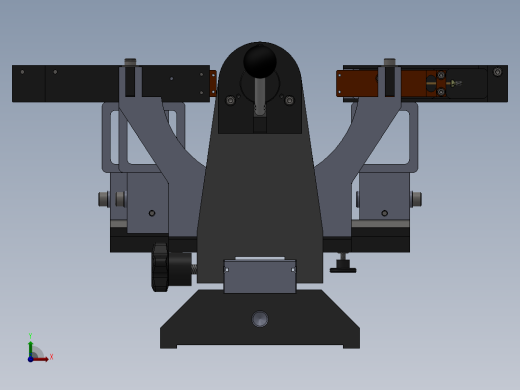 定子跳动检侧机（sw18可编辑+工程图）前视缩略图