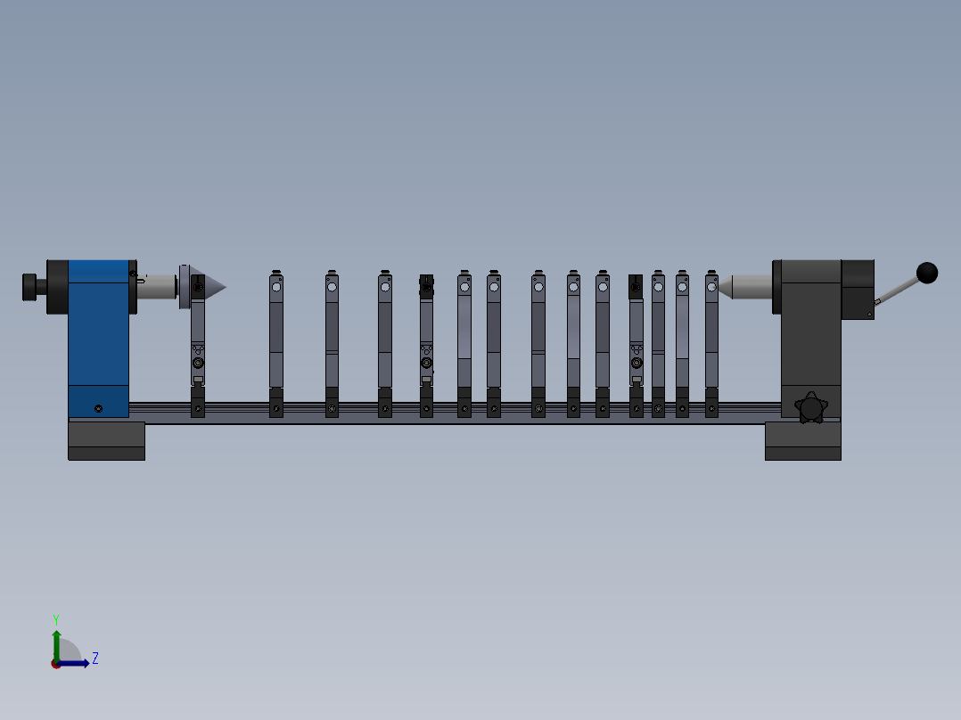 定子跳动检侧机（sw18可编辑+工程图）左视图