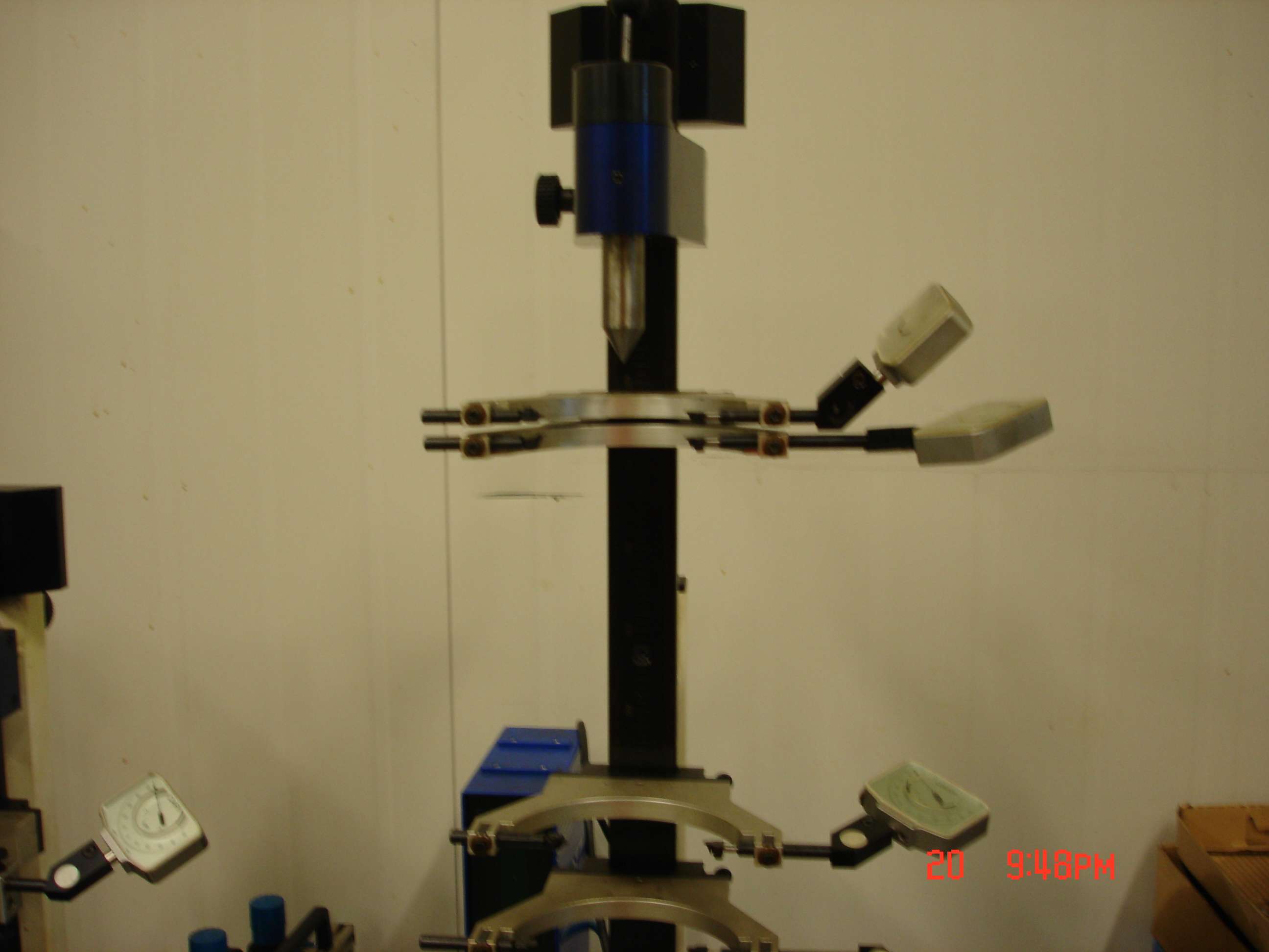 定子跳动检侧机（sw18可编辑+工程图）