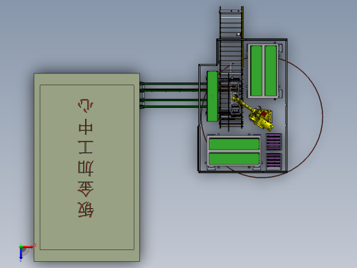 2023.02月-电梯门板及附件上料多功能系统sw19俯视缩略图