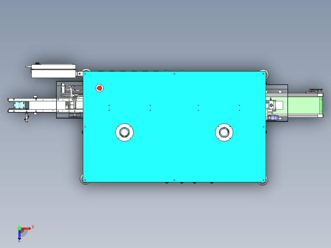 彩盒六面体自动热缩膜sw18可编辑俯视图
