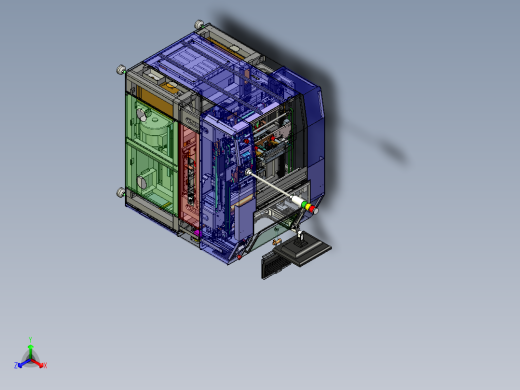 PCB SCREEN PRINTER电路板丝印机step