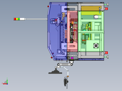 PCB SCREEN PRINTER电路板丝印机step后视缩略图
