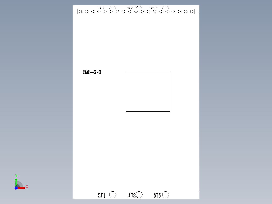 西驰电气 CMC-090前视图