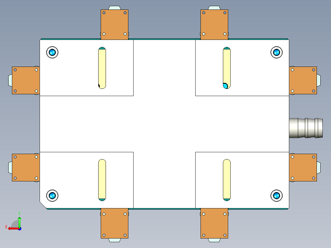 EDB41-C笔记本CNC工装夹具三维模型-JP版-CNC1-181129后视图