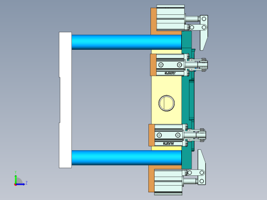 EDB41-C笔记本CNC工装夹具三维模型-JP版-CNC1-181129左视缩略图