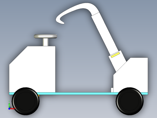 儿童用吊车玩具前视缩略图