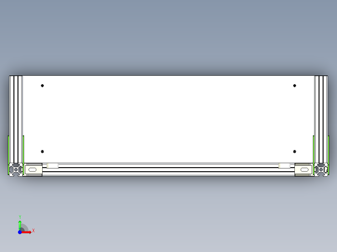 激光器新支架前视图