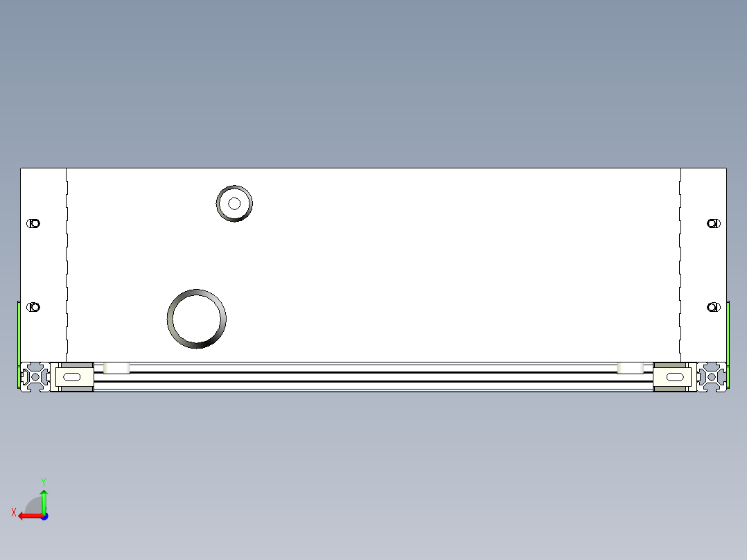 激光器新支架后视图
