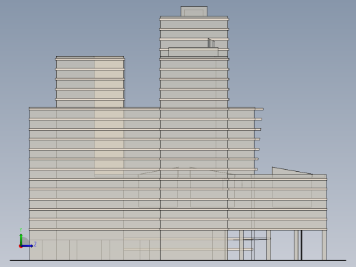 房子、建筑(176)左视缩略图