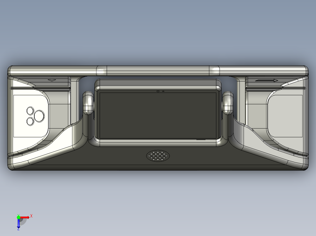 控制屏、屏幕(4)俯视图