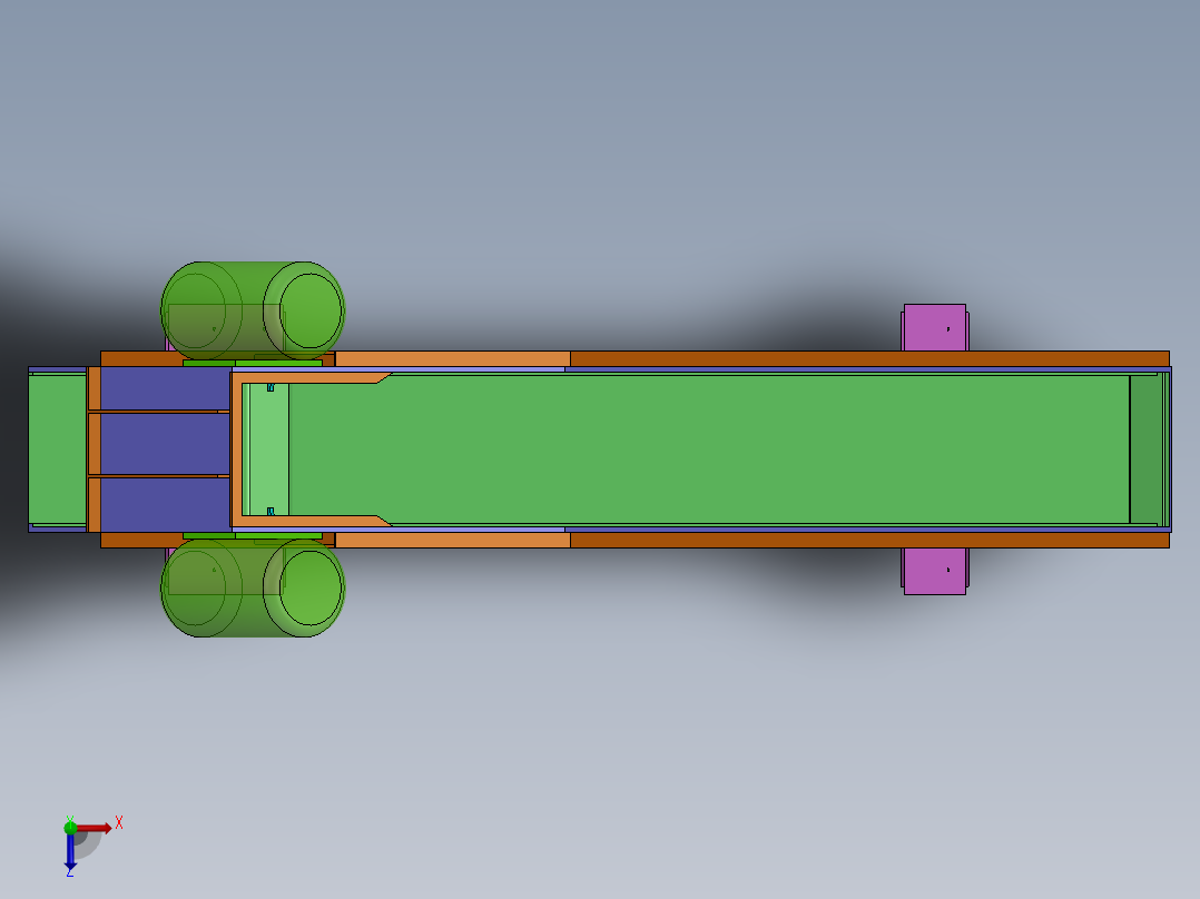 A3003860-振动给料机俯视图