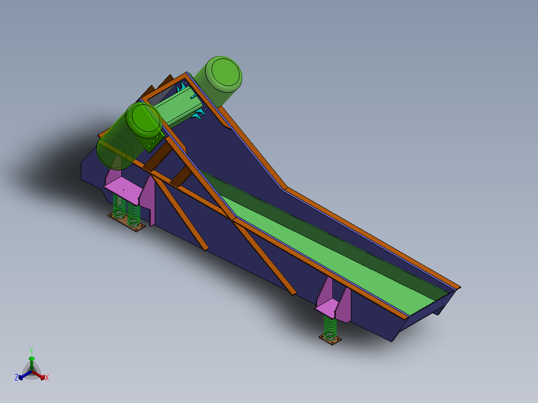 A3003860-振动给料机正等轴测图