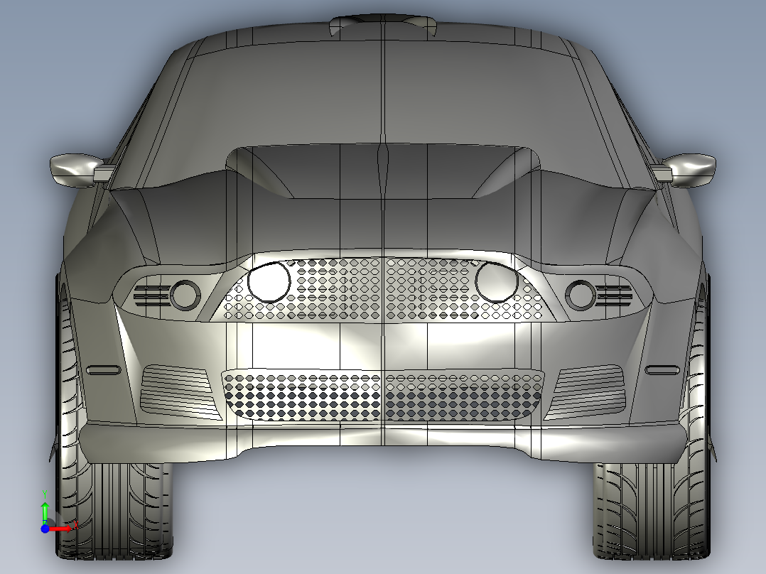 A3004175-福特野马 - 表面前视图