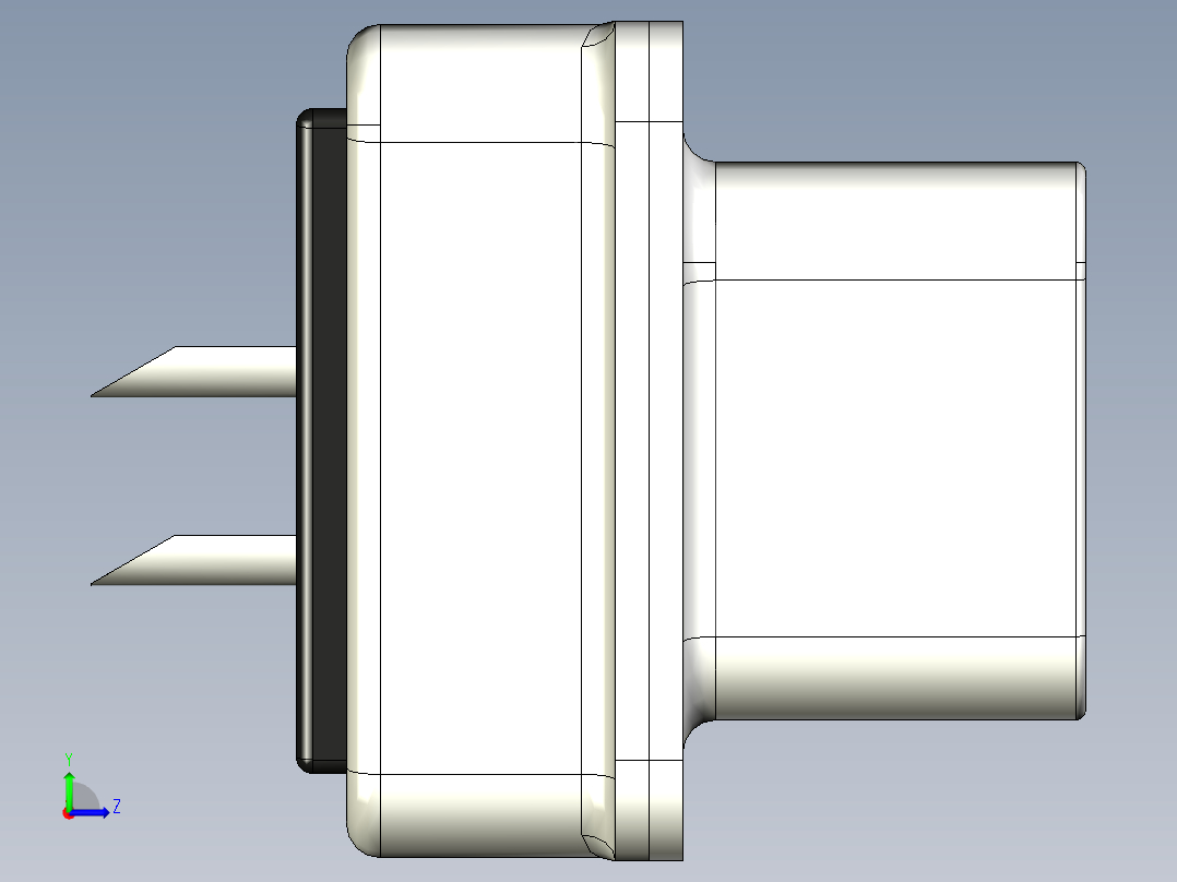 接插件(252)左视图