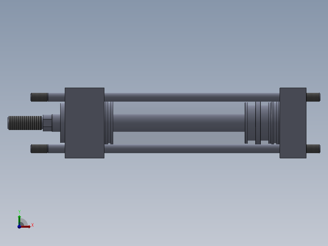 拉杆液压缸-50x20x150-mm-1.snapshot.1前视图