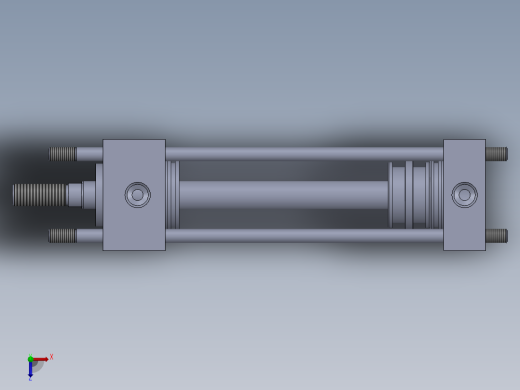 拉杆液压缸-50x20x150-mm-1.snapshot.1俯视缩略图