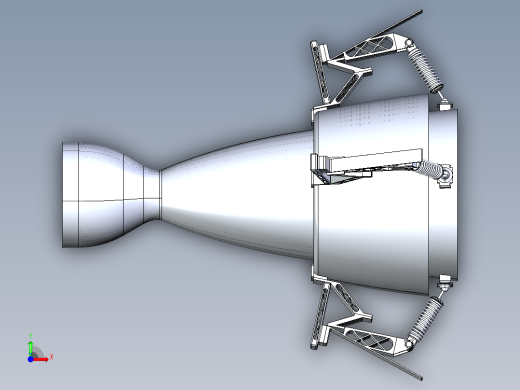 B3004643-仿生变型火箭喷嘴前视缩略图