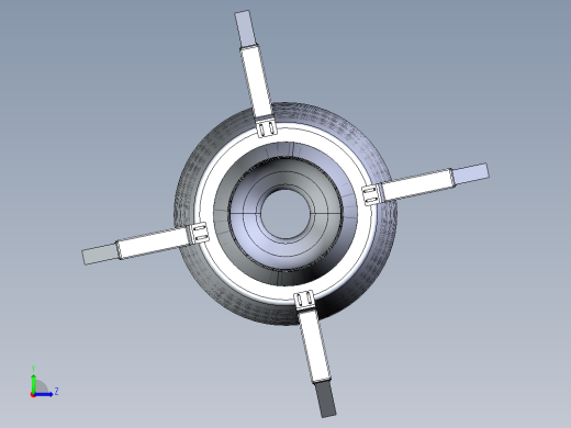 B3004643-仿生变型火箭喷嘴左视缩略图