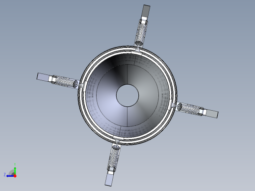 B3004643-仿生变型火箭喷嘴右视缩略图